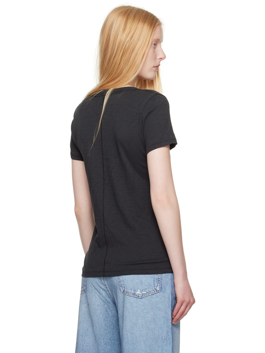 Black 'The Slub' T-shirt - 3