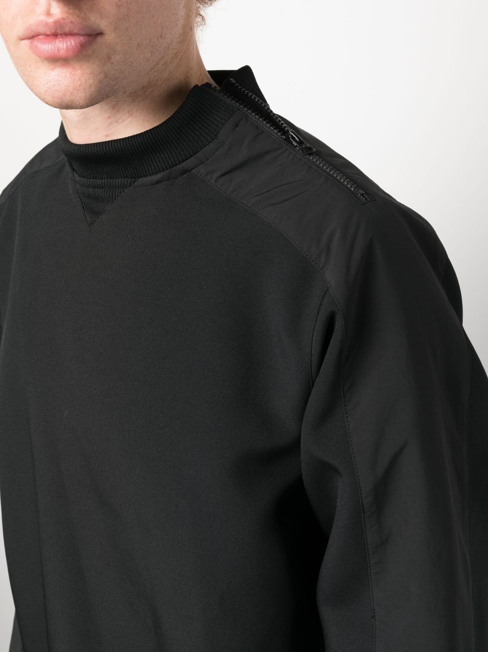 zip-detail long-sleeve sweatshirt - 5