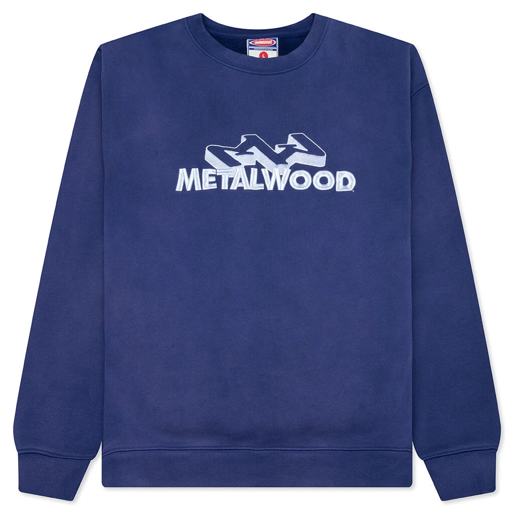 MOUNTAINEER CREWNECK SWEATSHIRT - NAVY - 1