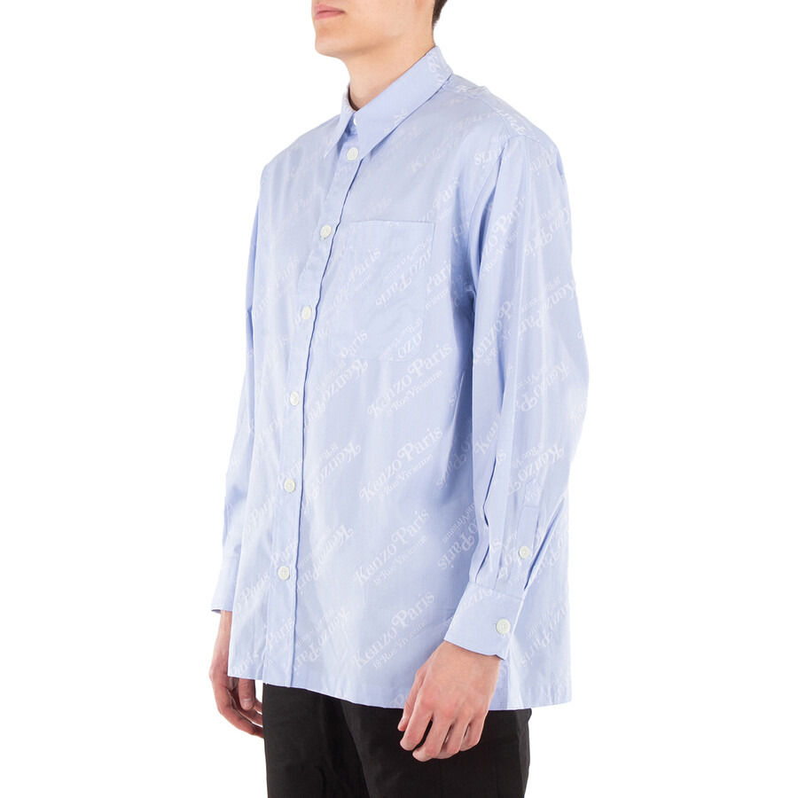 Kenzo Long Sleeve Logo Embroidered Overshirt - 3