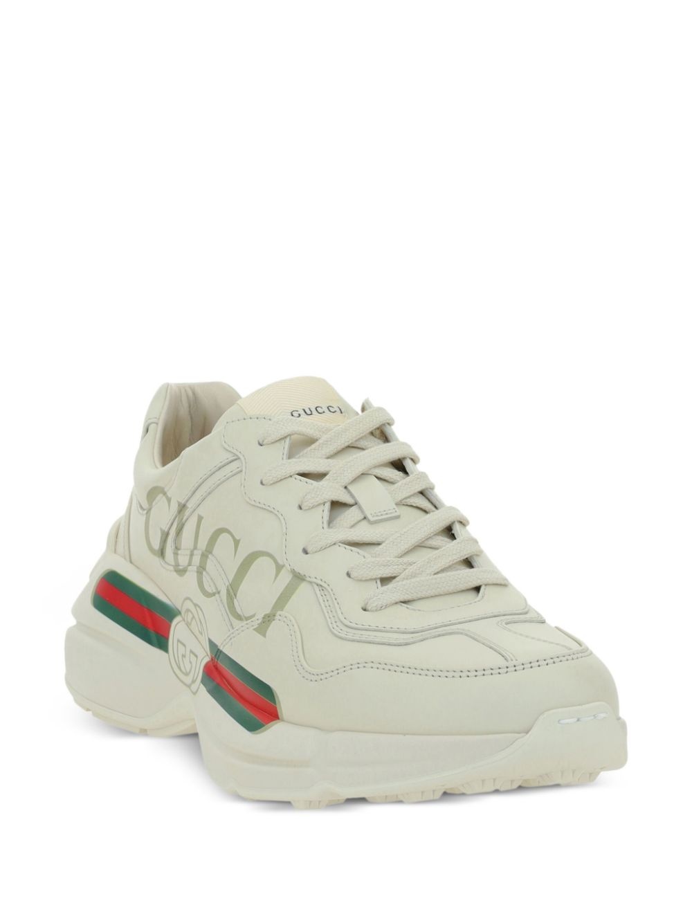 Rhyton-logo leather sneakers - 2