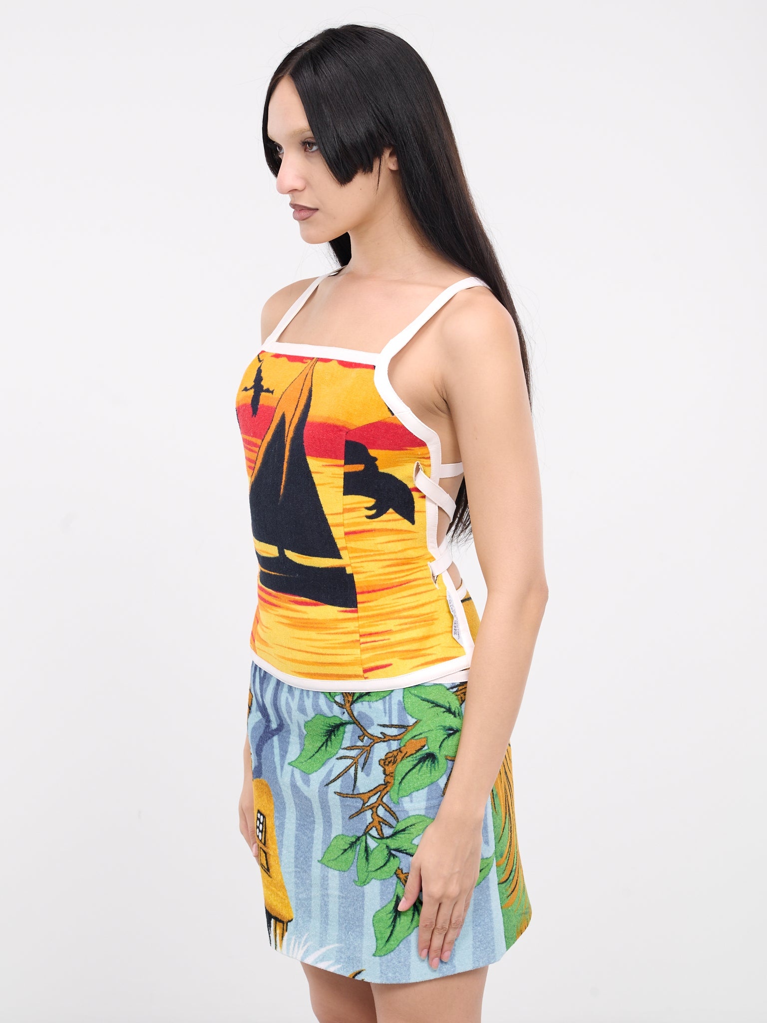 Jersey Jacquard Towels Bustier - 2