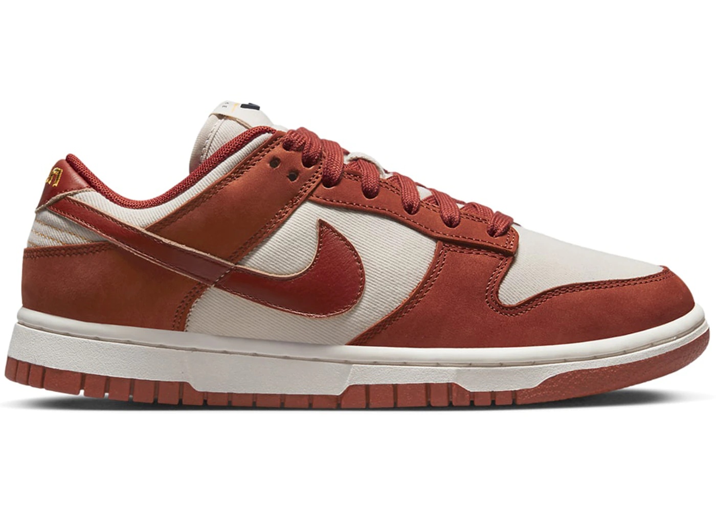 Nike Dunk Low LX Light Orewood Brown Rugged Orange (Women's) - 1