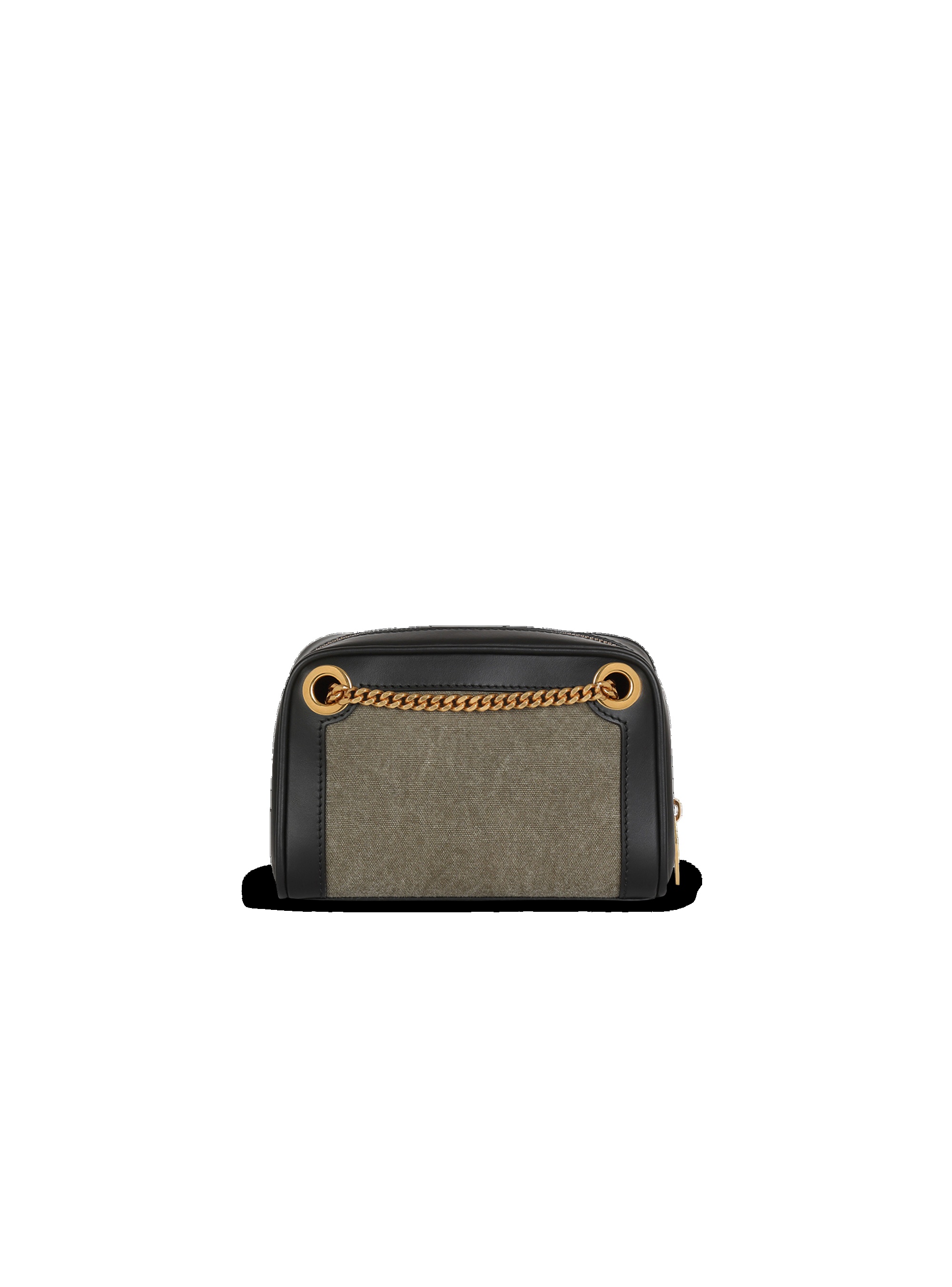 Small-sized canvas B-Army bag with leather panels - 5