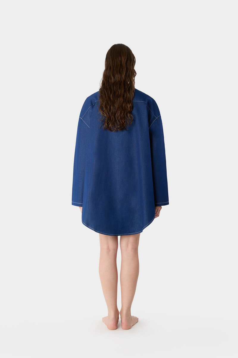 MEGA OVERSHIRT / blue 5