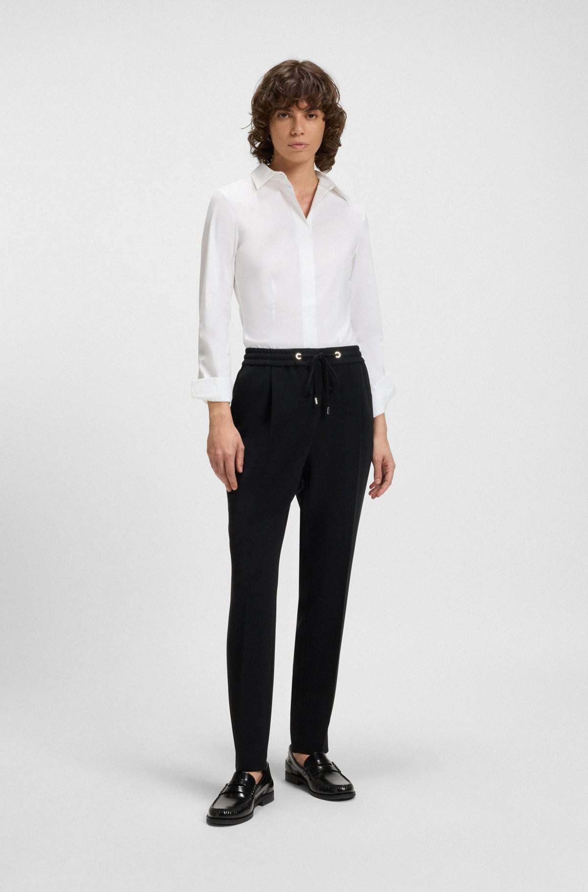 SLIM-FIT BLAZER IN A STRETCH COTTON - 3
