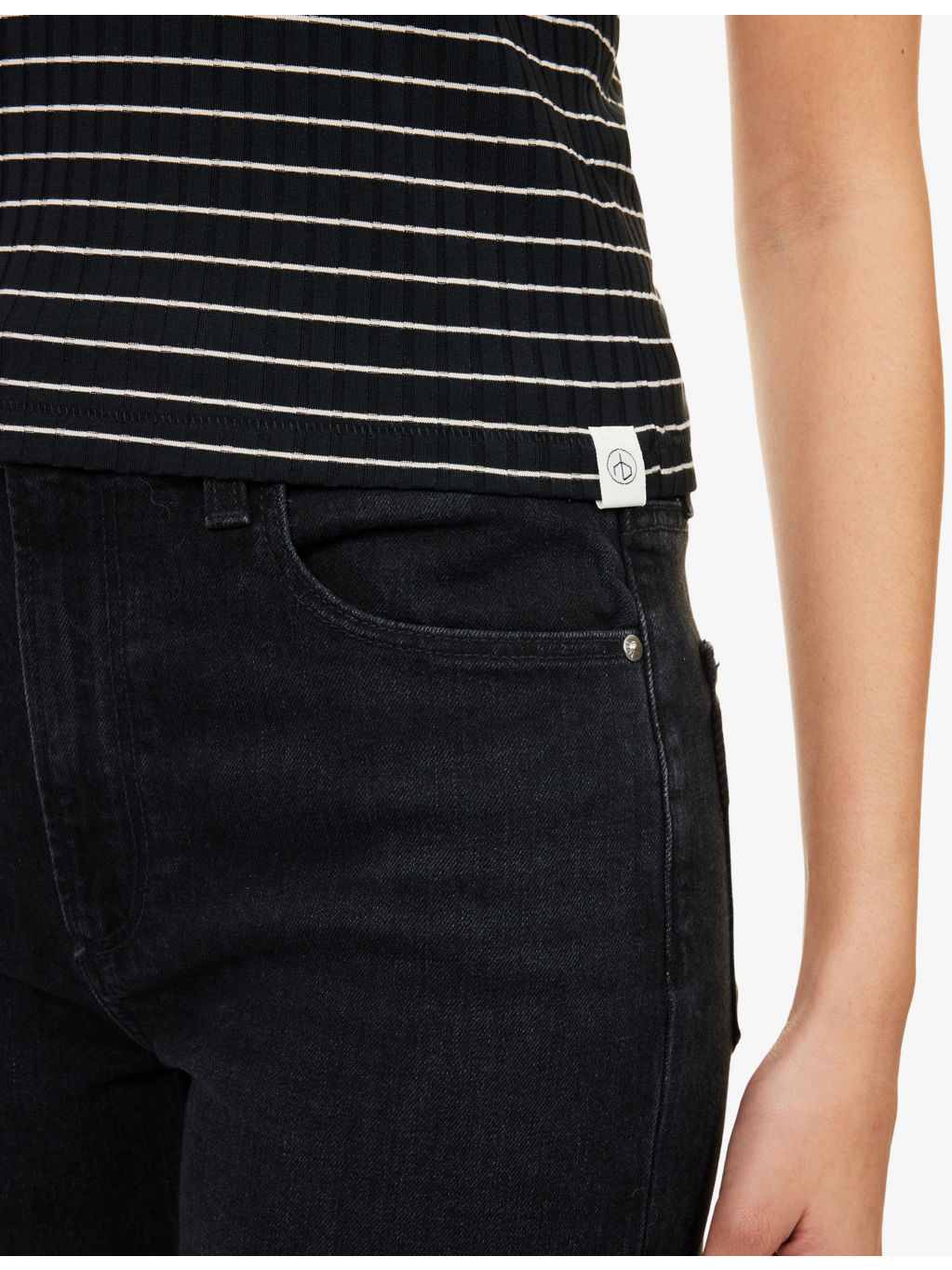 Luca Striped Stretch-Woven T-Shirt - 5