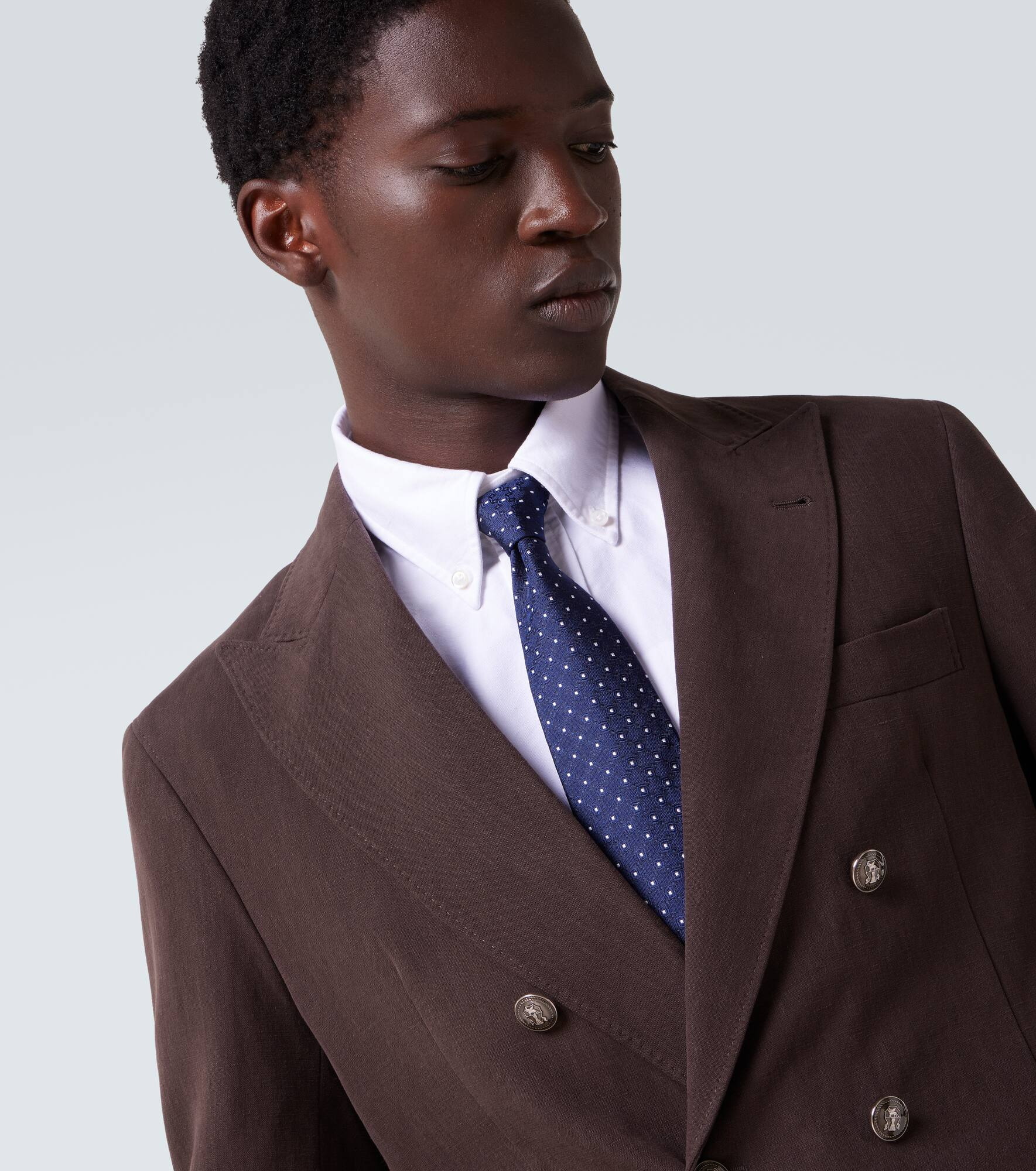 Silk jacquard tie - 3