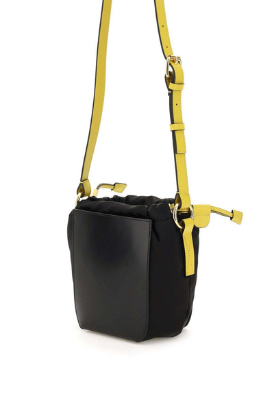 Marni ECONYL AND LEATHER CROSSBODY BUCKET BAG outlook