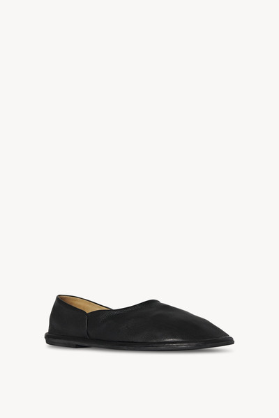 The Row Canal Slip On in Leather outlook