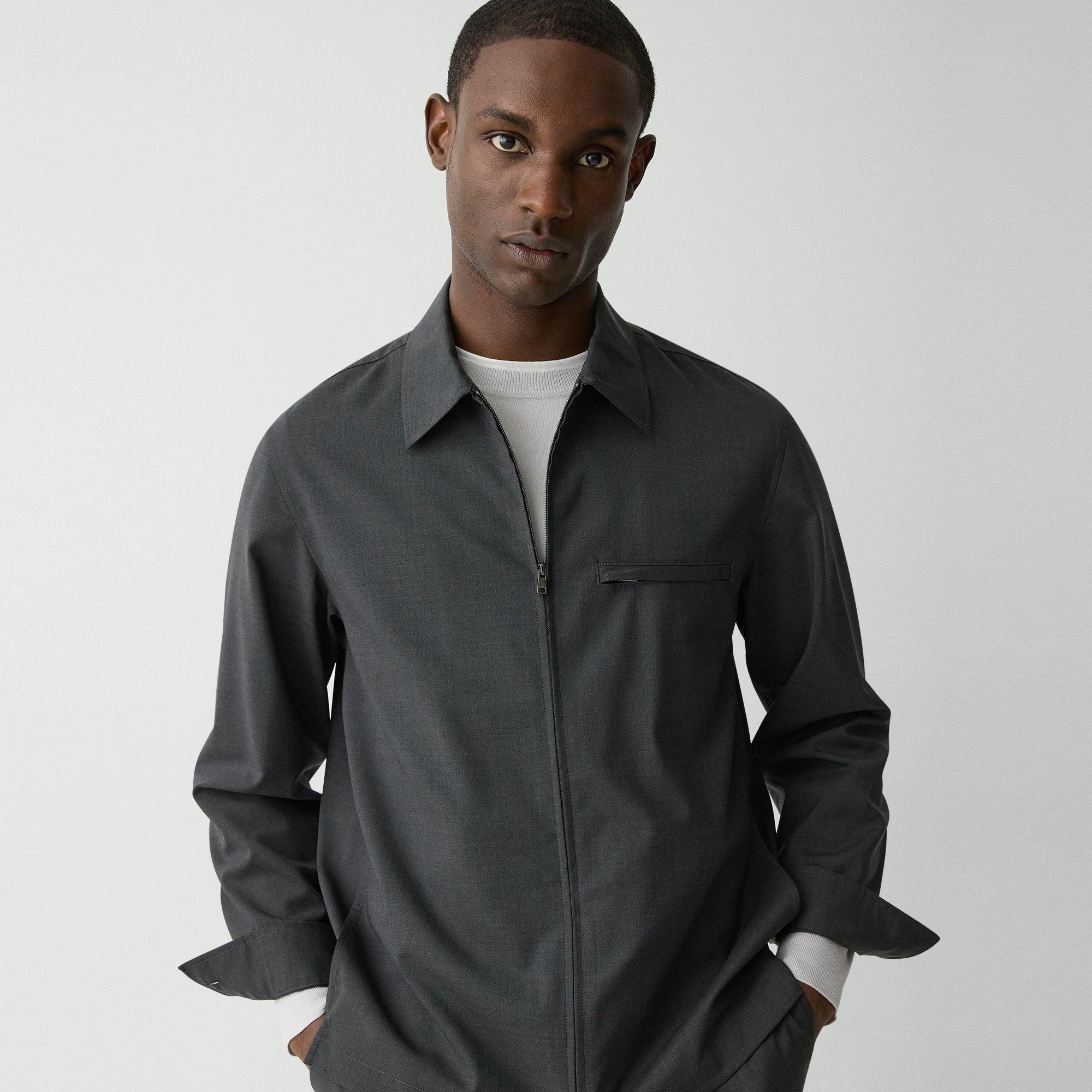 Shirt Jacket in Motion Wool - 5