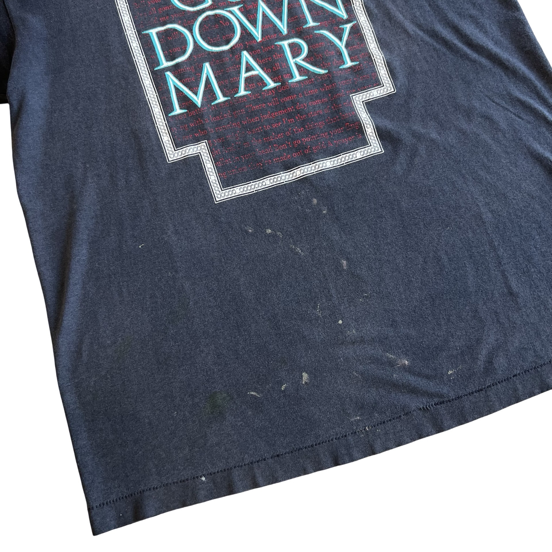 Final Blow - Vintage 1992 Gun Down Mary Band Shirt SZ XL - 2