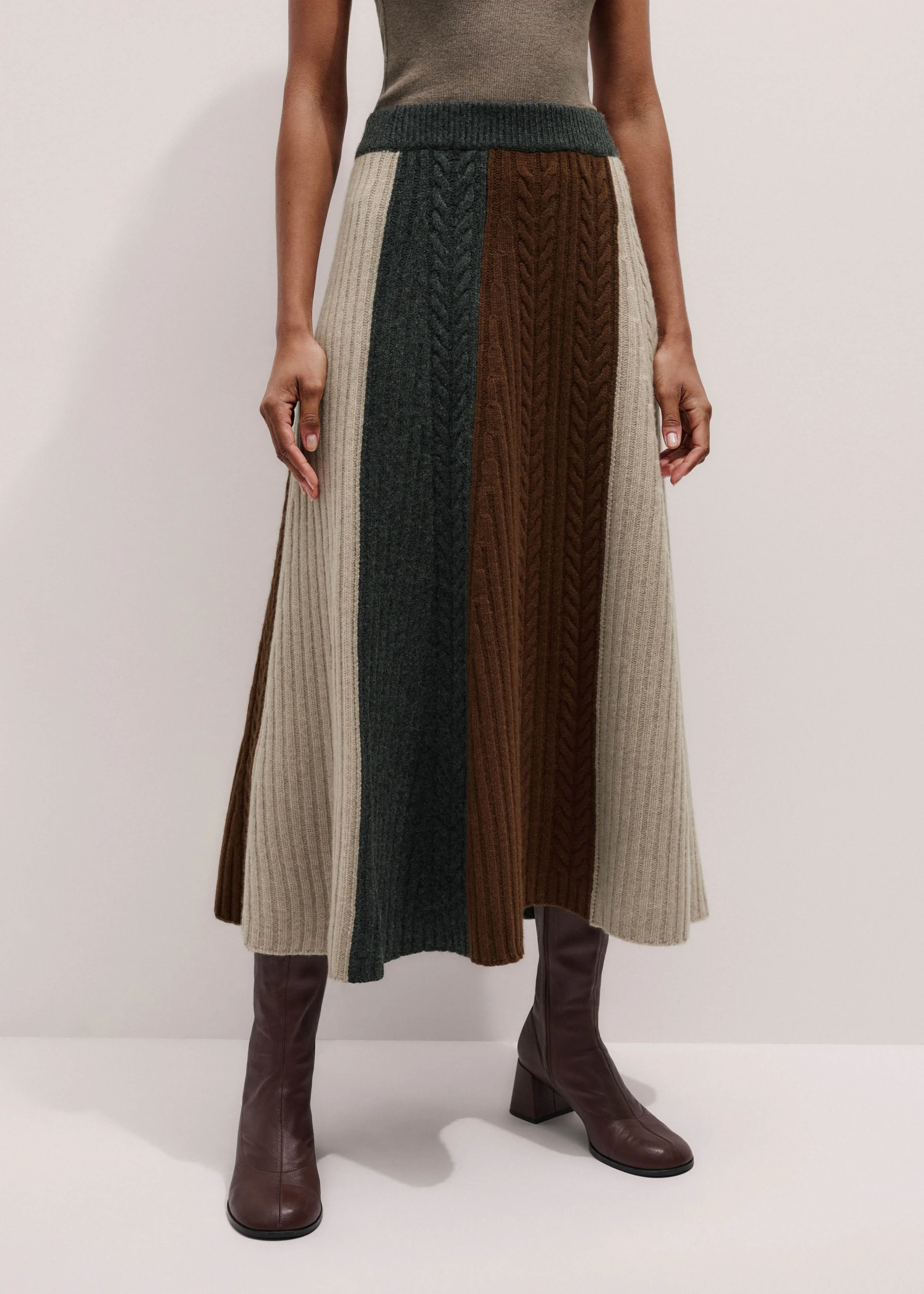 Cable Maxi Skirt - 1