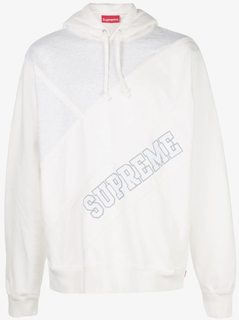 logo print hoodie - 1