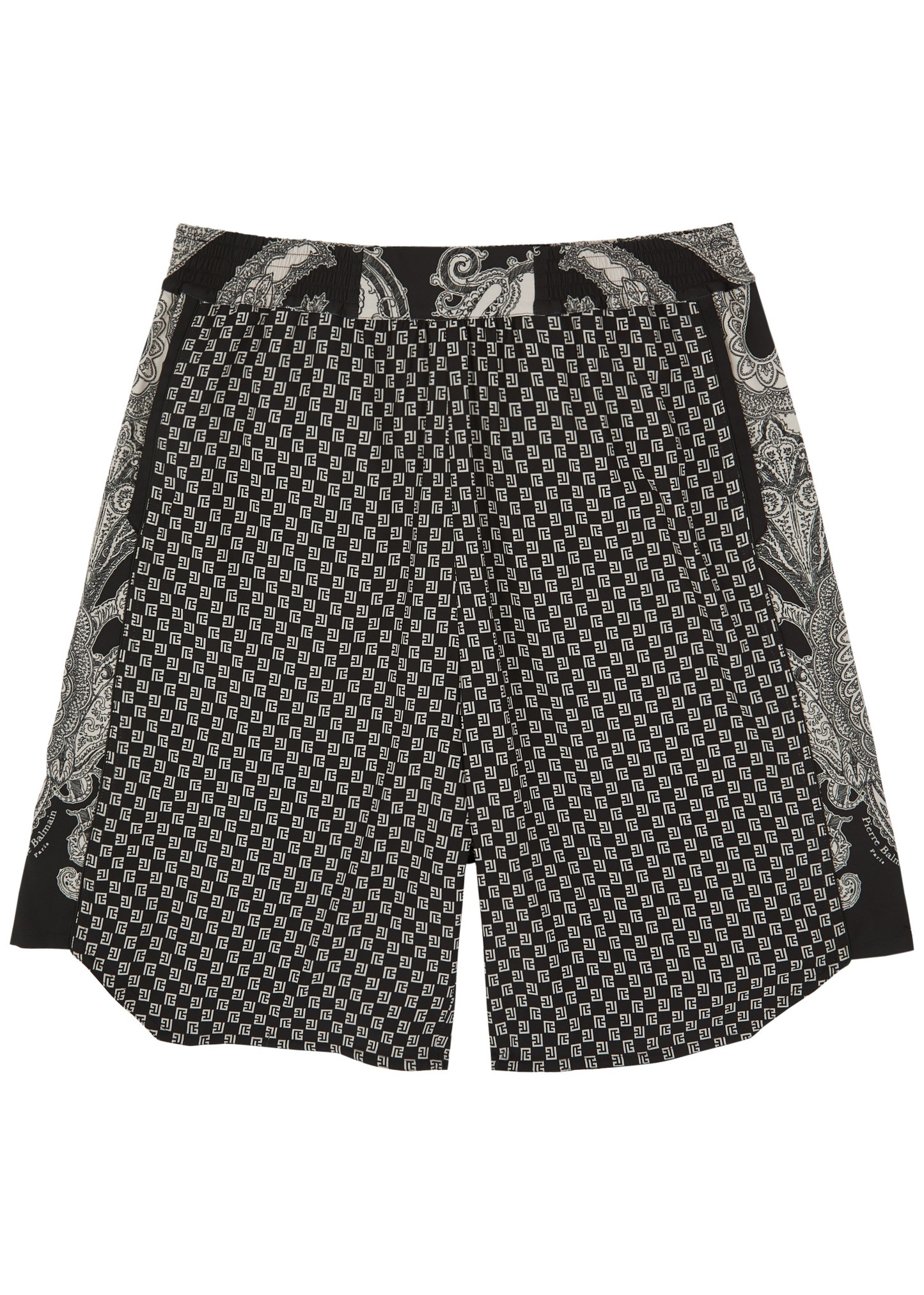 Printed stretch-jersey shorts - 1