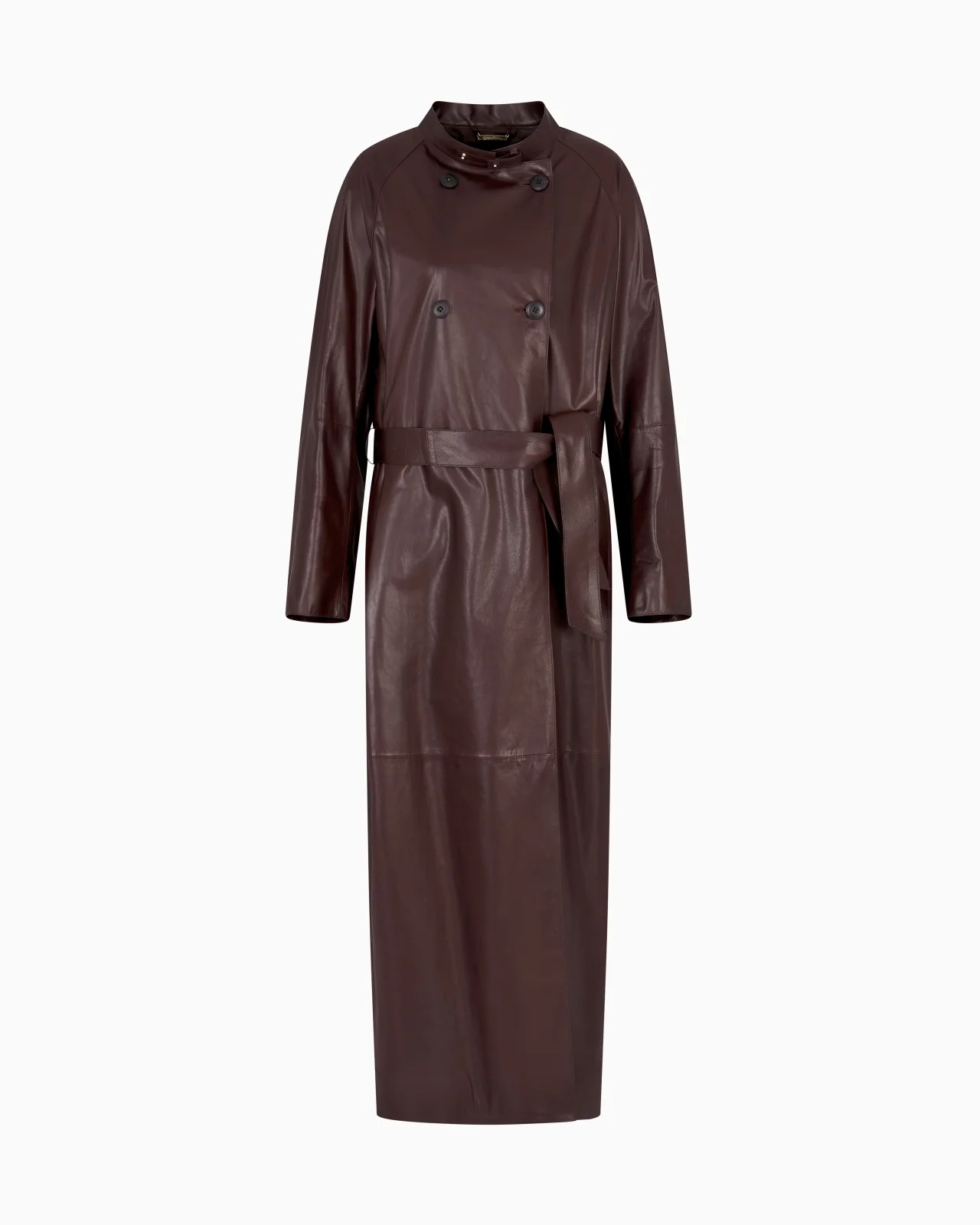 NAPPA LEATHER TRENCH COAT - 1