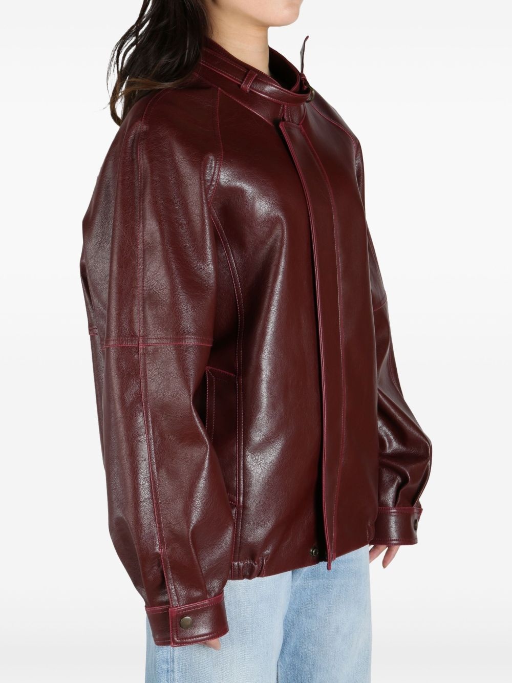raglan-sleeves jacket - 3