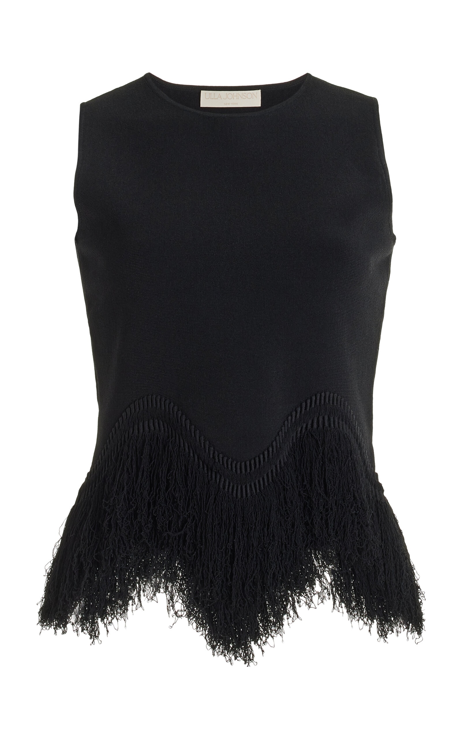 Koa Fringed Knit Top black - 1