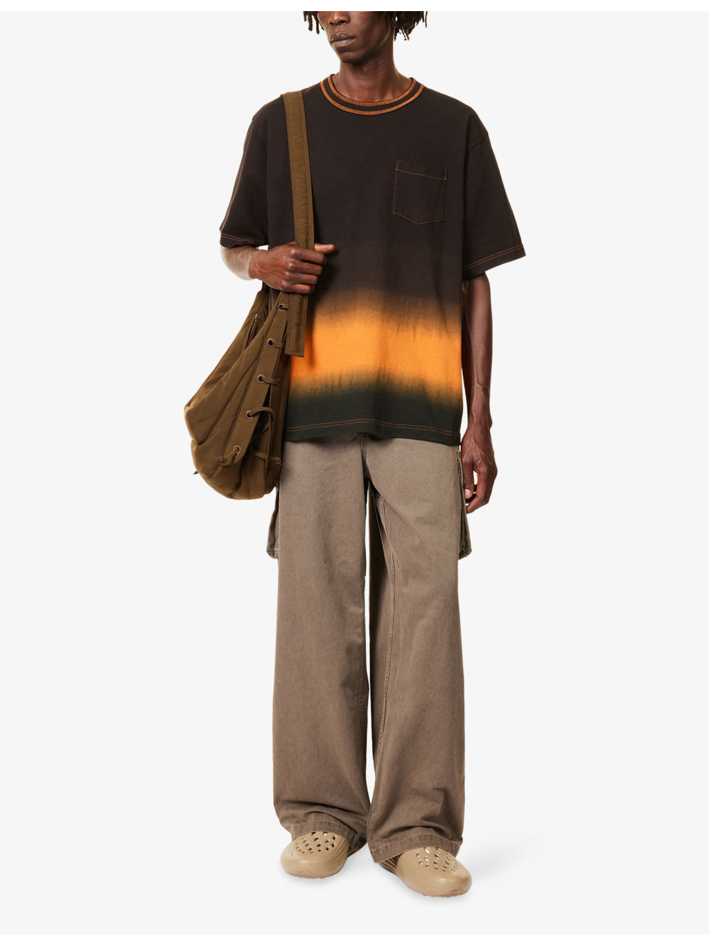 Tie-Dye Patch-Pocket Cotton-Jersey T-Shirt - 2