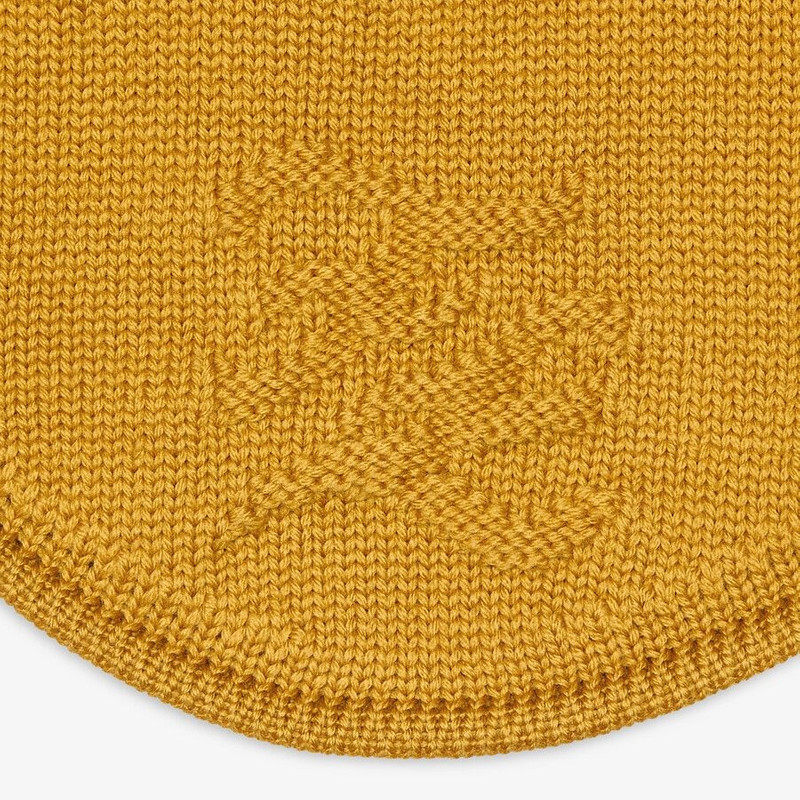 FENDI Yellow wool hat outlook