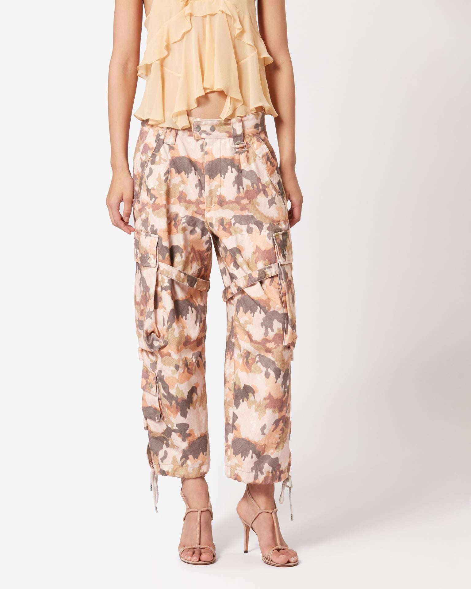 Elore Printed Cotton Trousers - 1