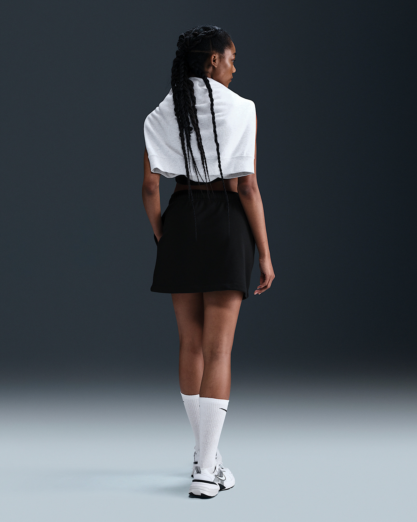 Nike Sportswear Club Fleece Women's Mid-Rise Skirt - 4