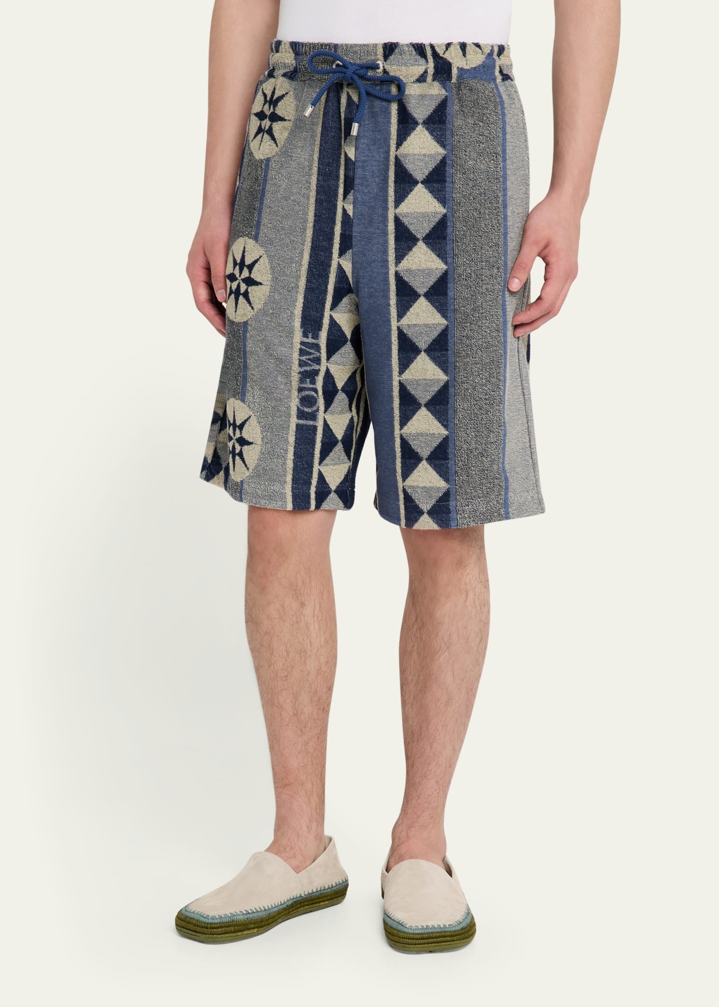 Men's Cotton Terry Compass Pull-On Shorts - 4