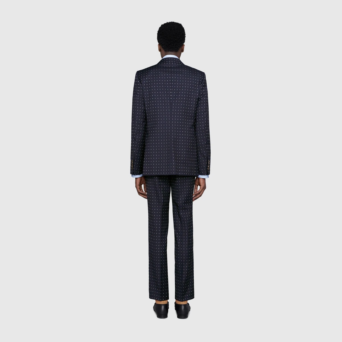 Straight fit G dot wool suit - 4