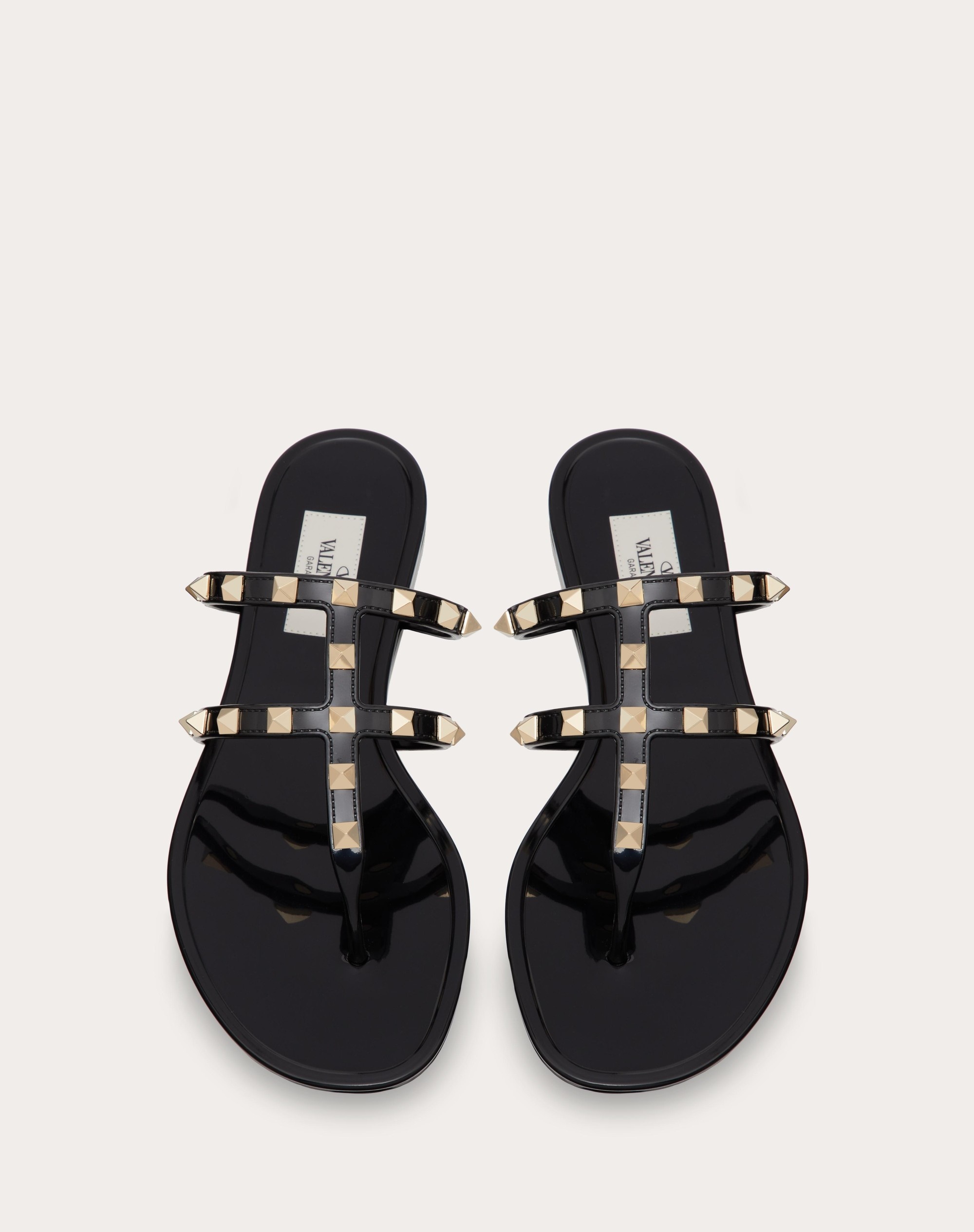 ROCKSTUD FLAT RUBBER SANDAL - 4