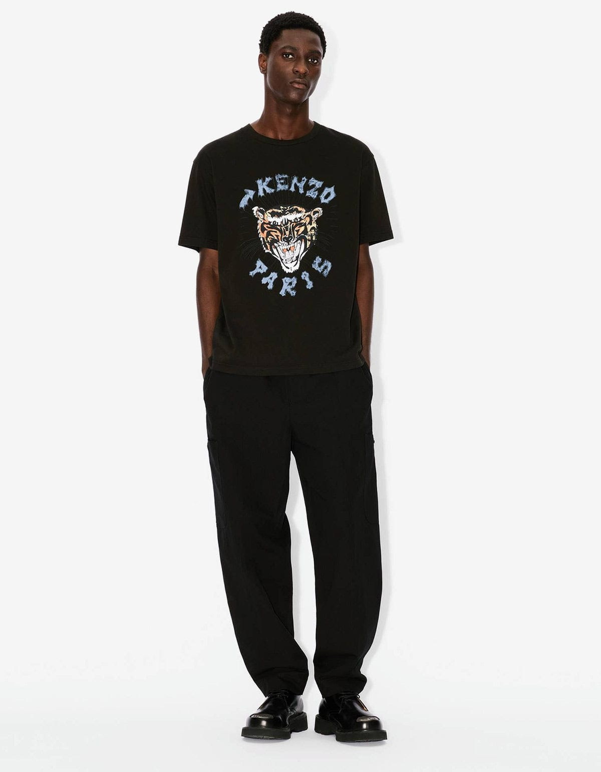 Kenzo Black Cargo Joggers - 4