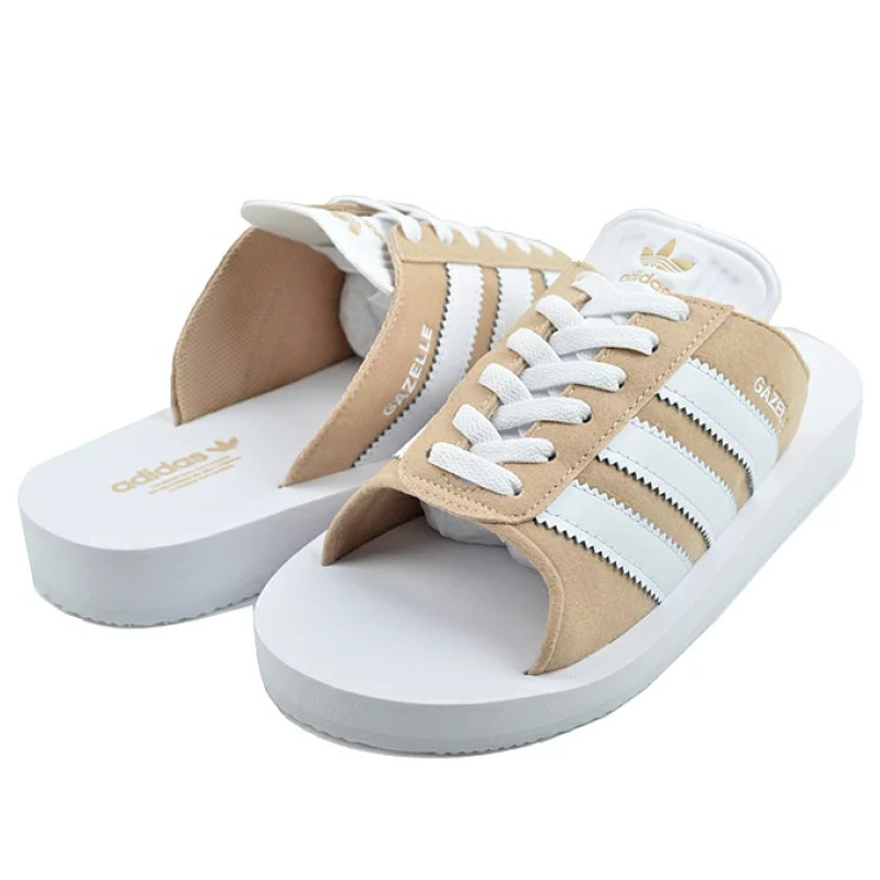 adidas (WMNS) adidas Gazelle Beach Slides 'Pink' JQ7422 outlook
