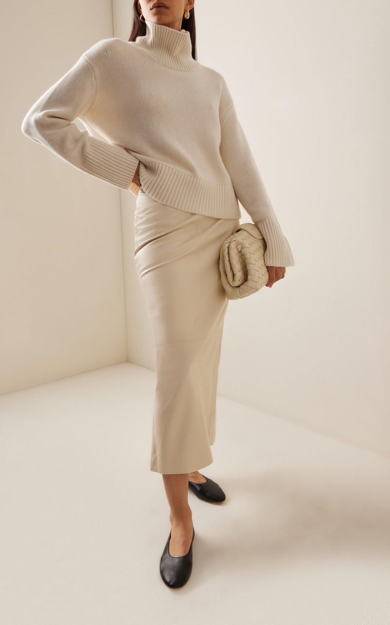 Fleur Knit Cashmere Sweater white 3