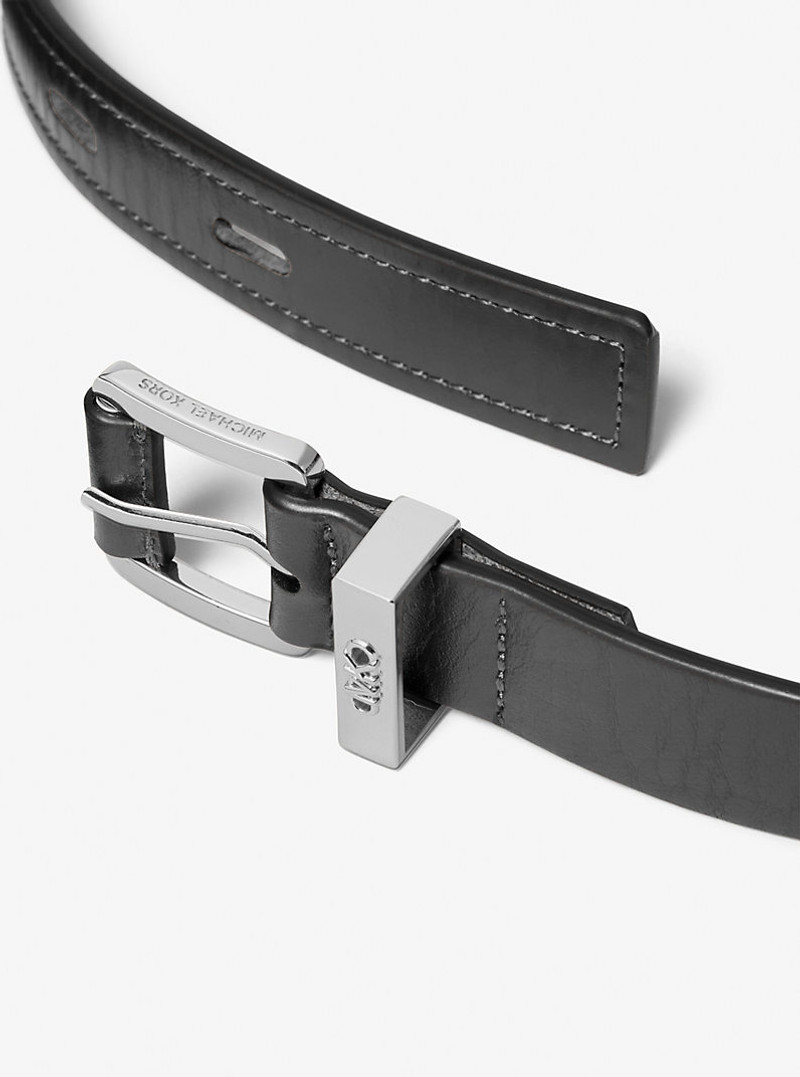 MICHAEL KORS Chain Link Leather Belt outlook