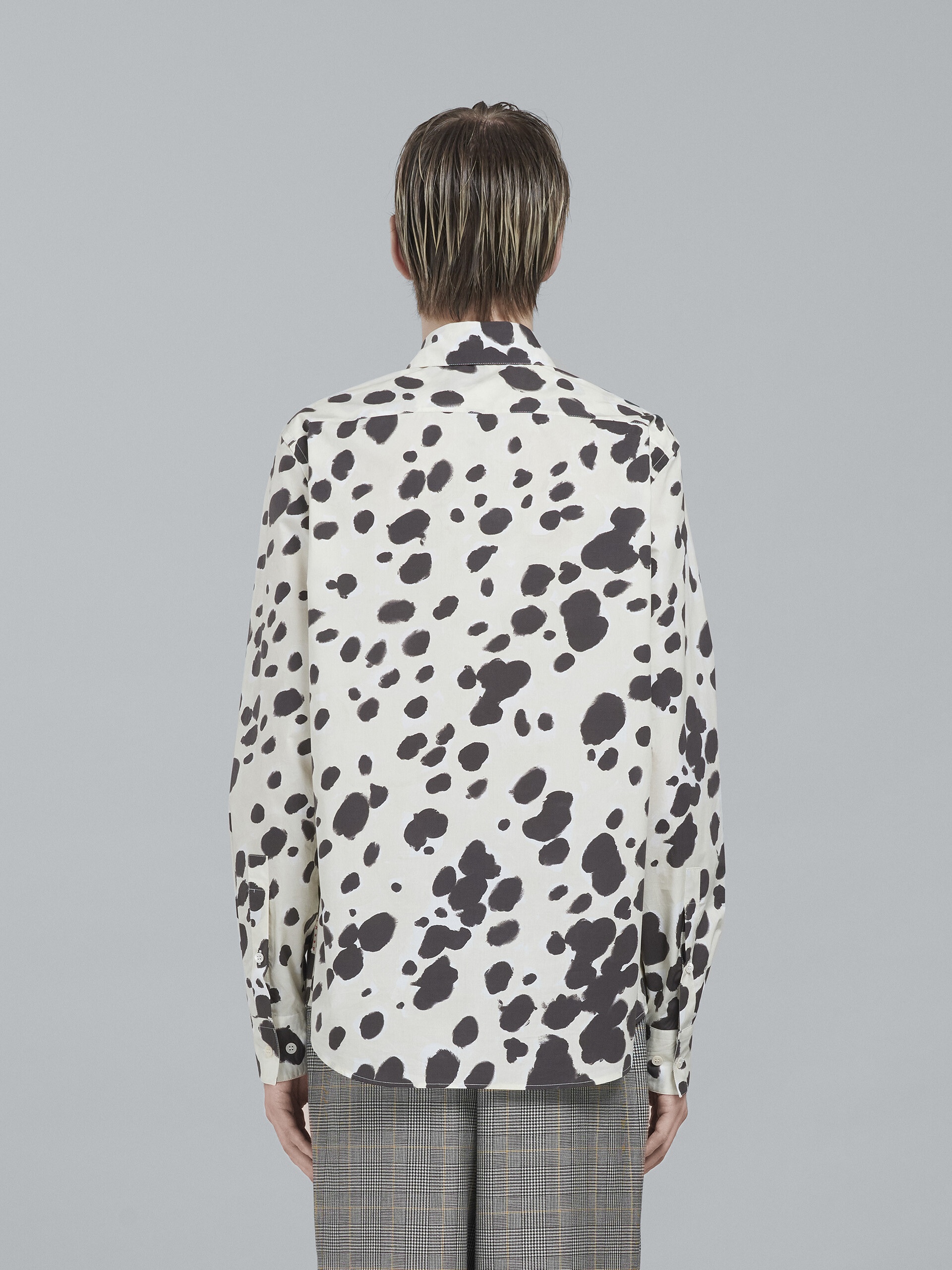 POP DOTS PRINT POPLIN LONG-SLEEVED SHIRT - 3