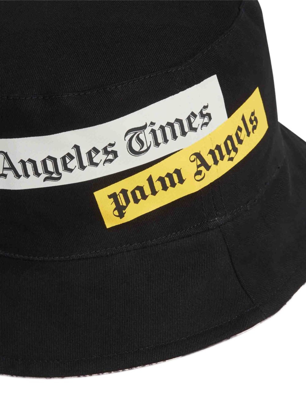 newspaper print bucket hat - 4