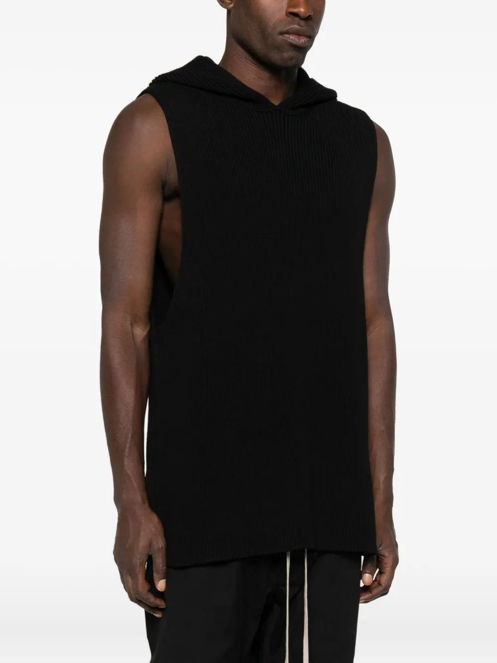 RICK OWENS - Men Maglia Hooded Tank Top - 2