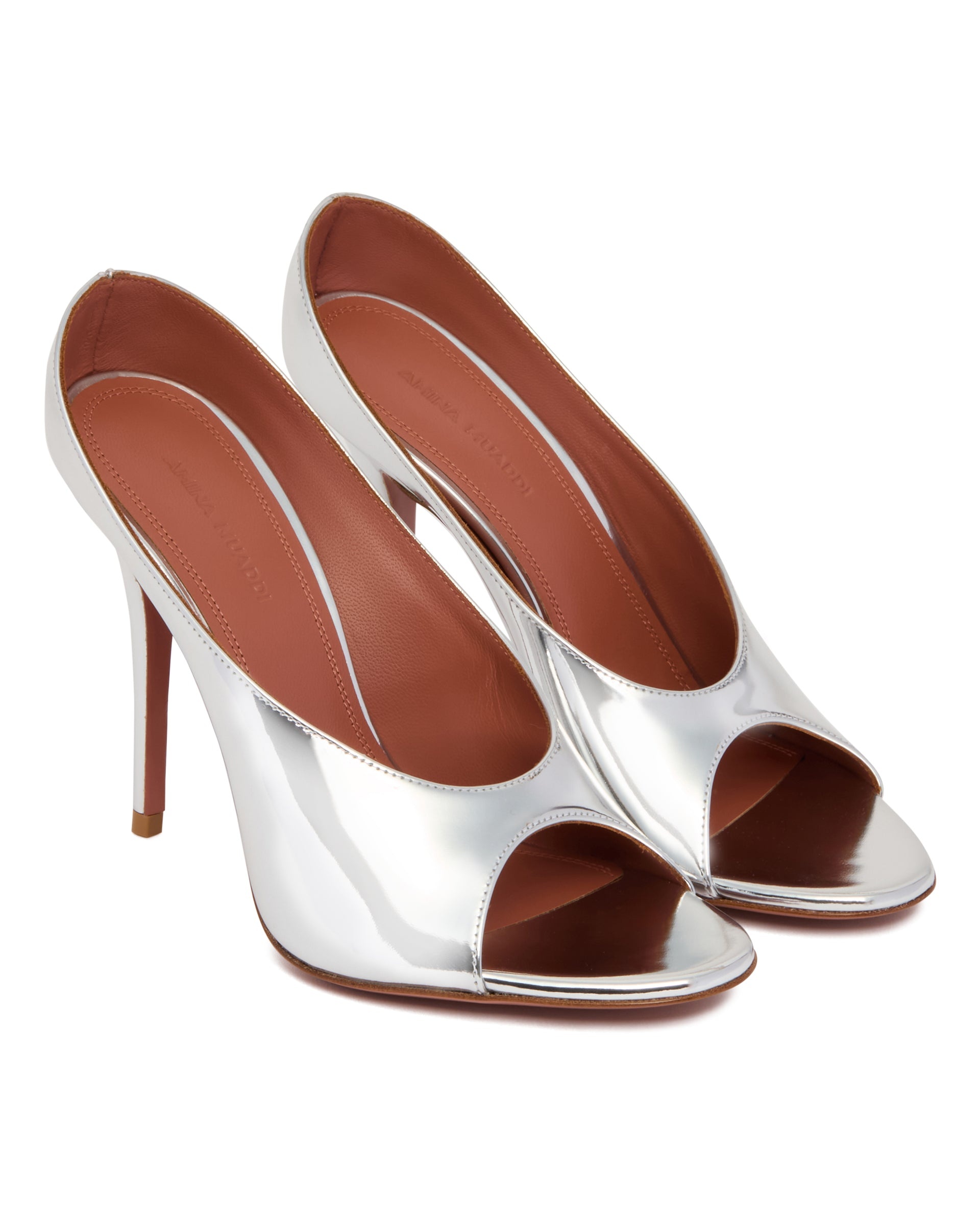Silver Anok Slipper Mules - 3