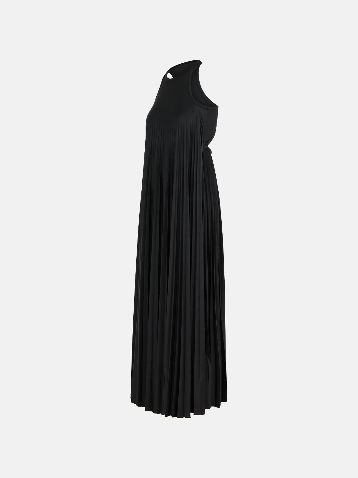'VERDIER' BLACK POLYESTER BLEND DRESS - 2
