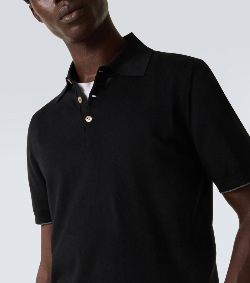 Cotton piqué polo shirt 6