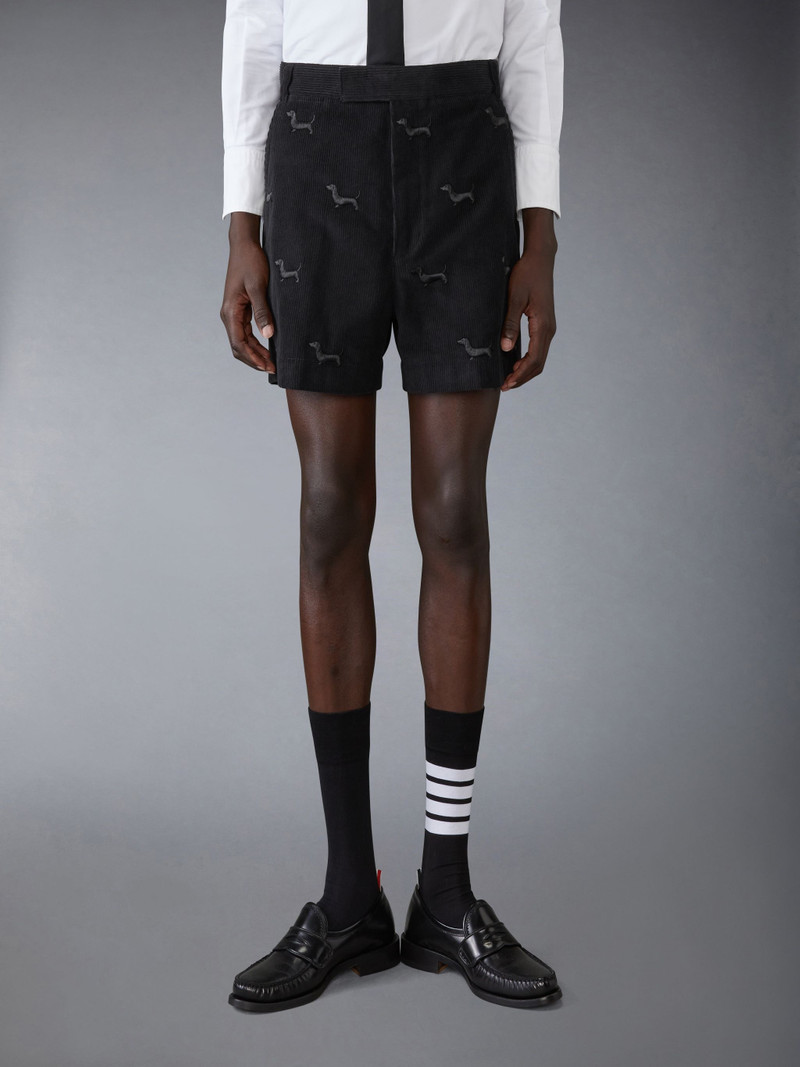 Corduroy Mid Thigh Utility Shorts 1