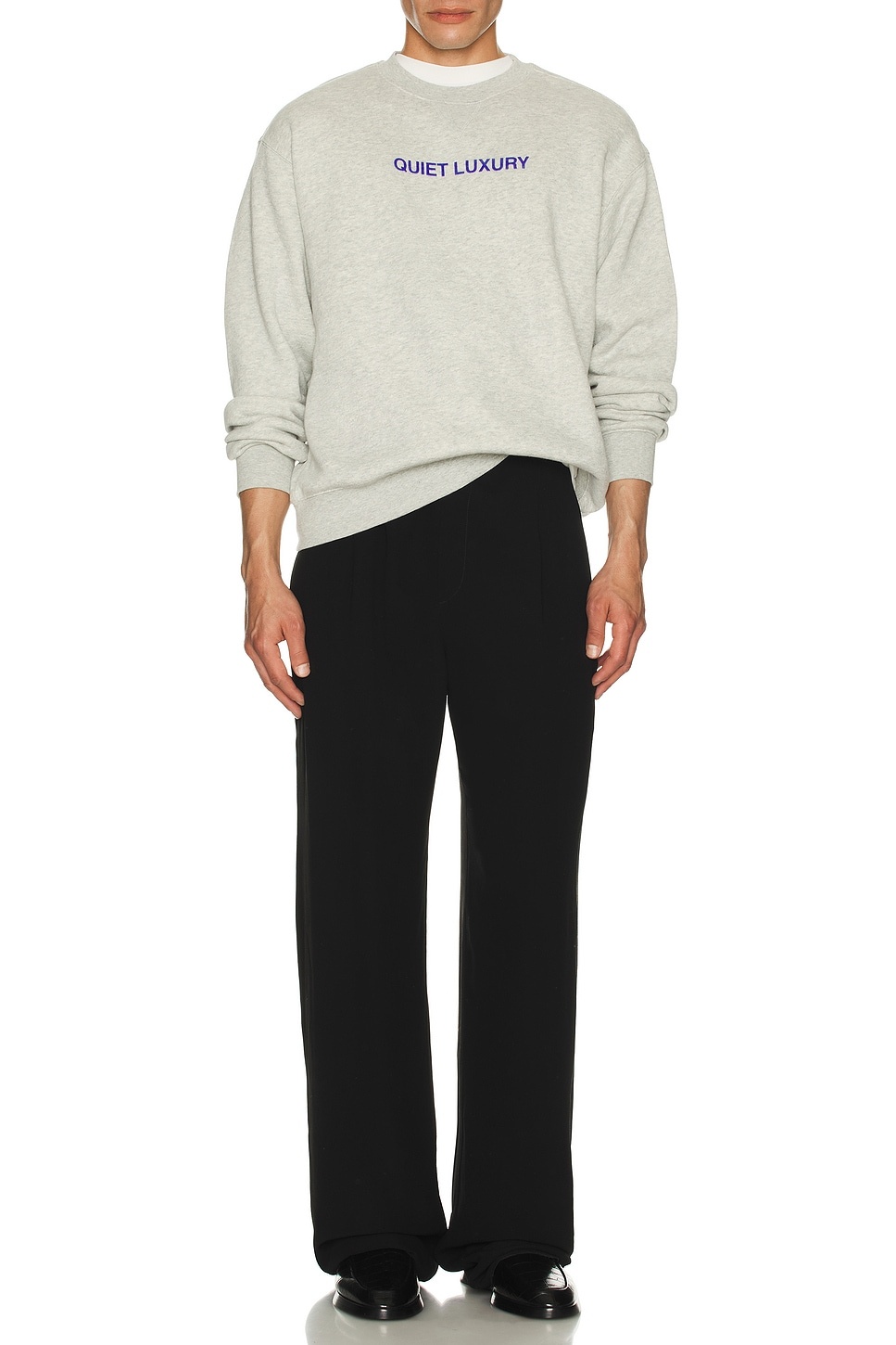 Quiet Luxury Crew Neck Sweatshirt - 4