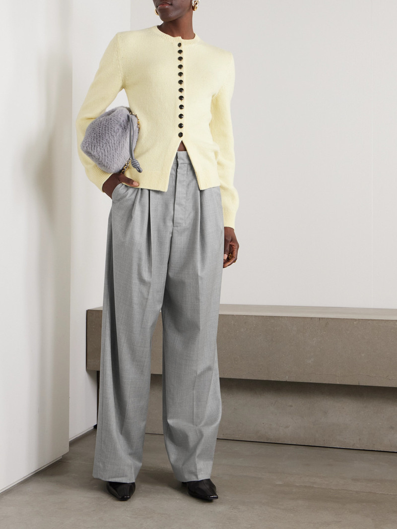 SA SU PHI Lauren Pleated Wool Wide-leg Pants outlook