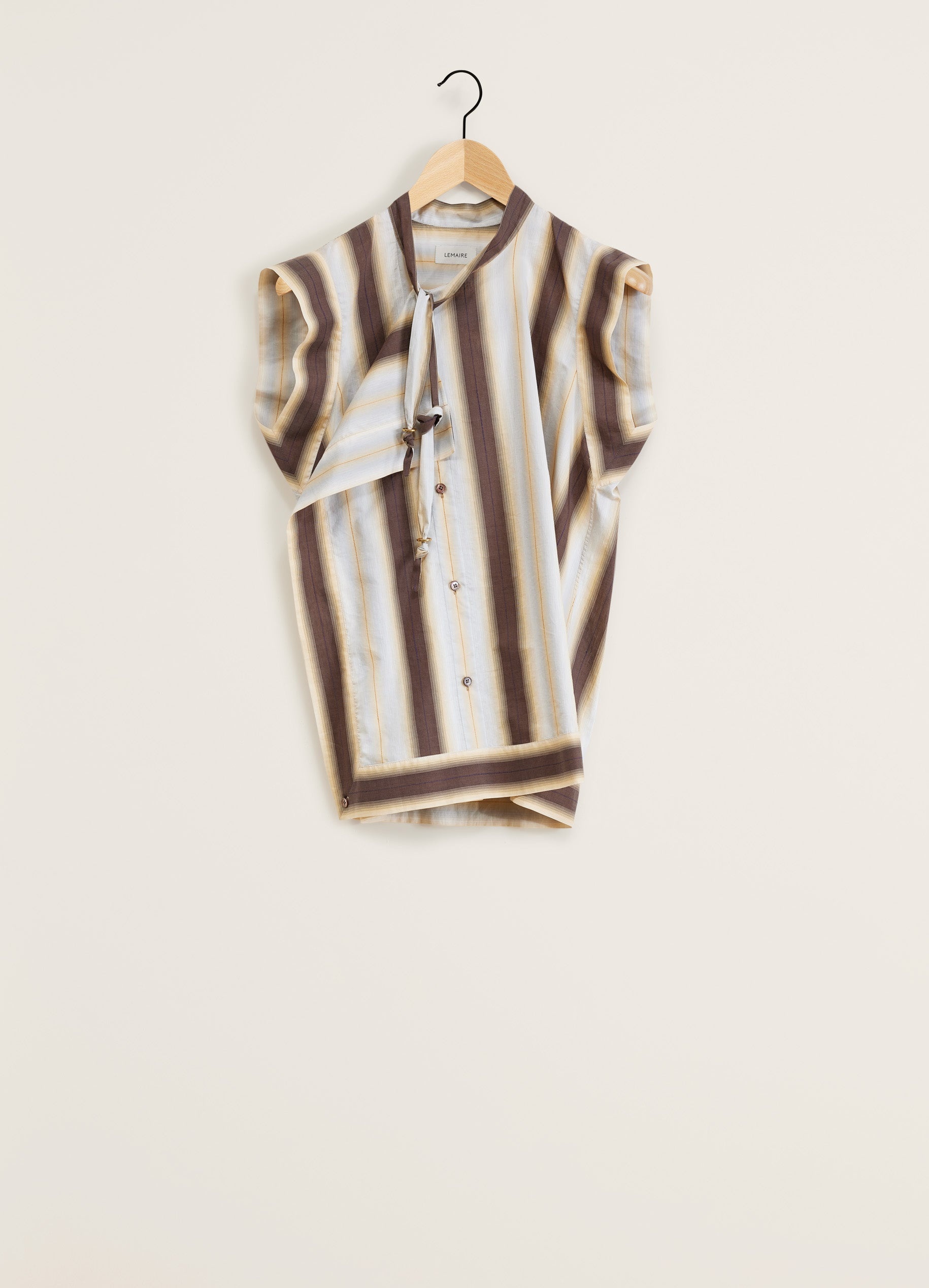 SLEEVELESS ASYMMETRICAL BLOUSE - 3
