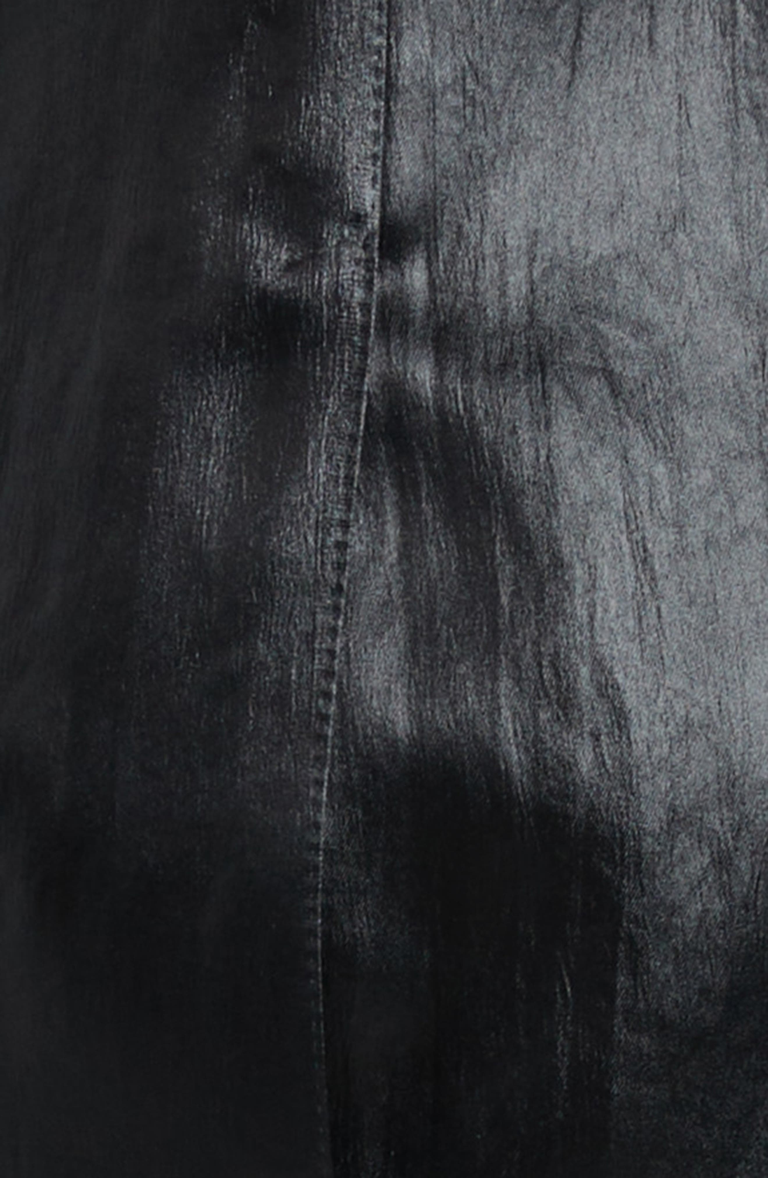 TOM FORD Bianca Single Breasted Liquid Satin Blazer in Black at Nordstrom - 6