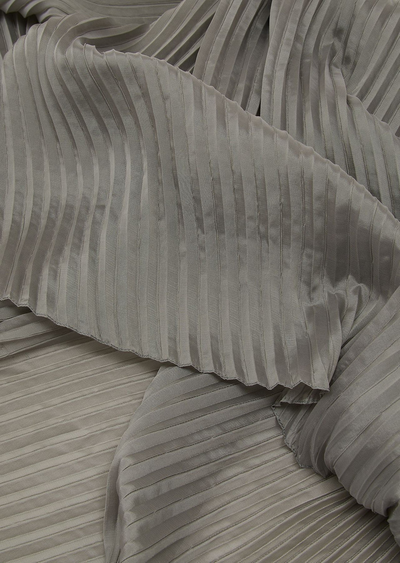 EMPORIO ARMANI Pleated stole outlook