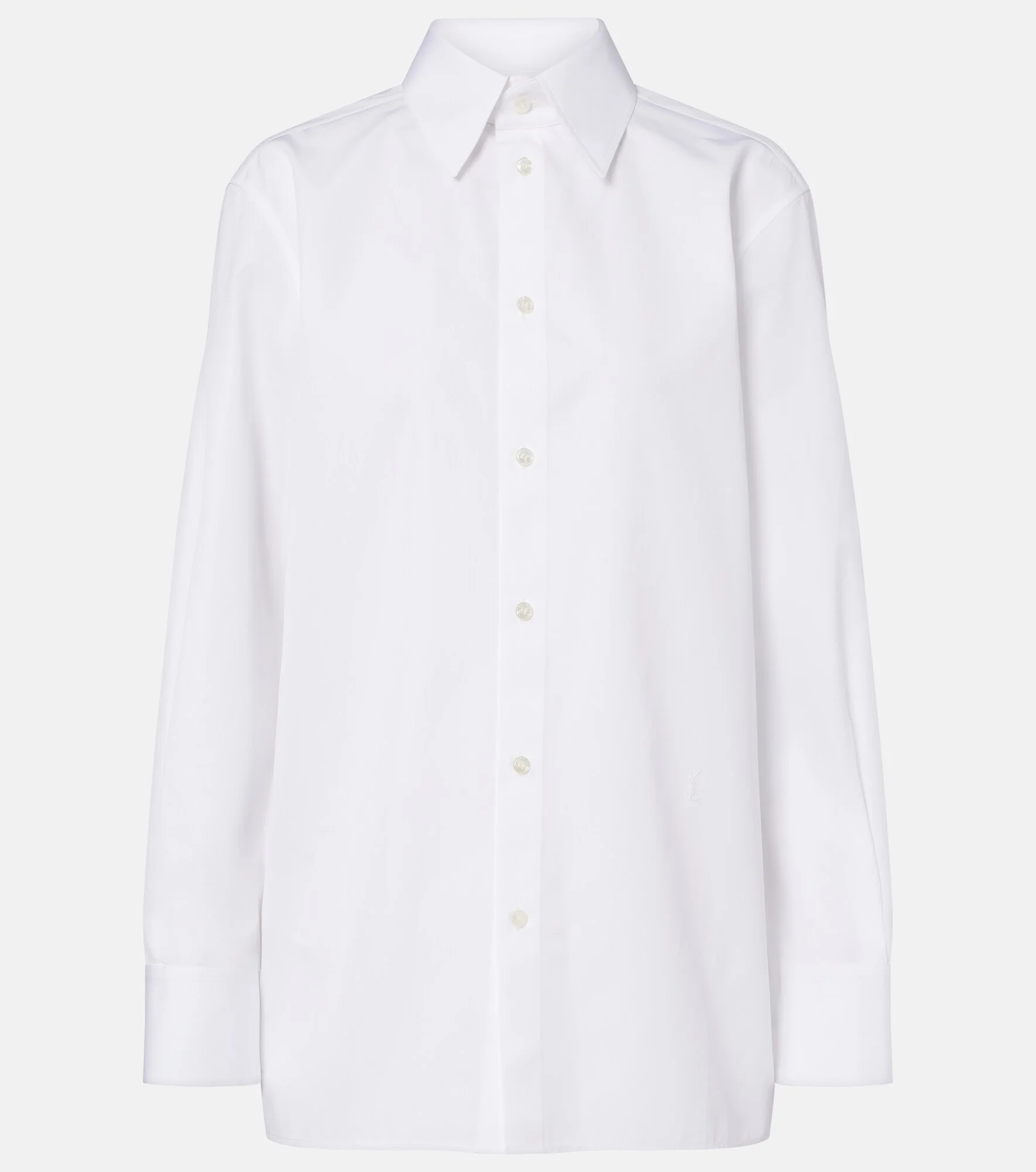 Cotton poplin shirt - 1
