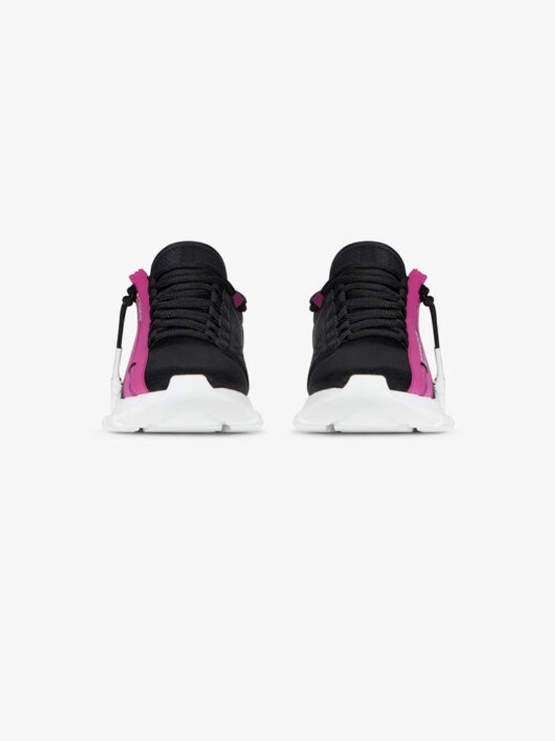 Givenchy SPECTRE LOW RUNNERS SNEAKERS IN PERFORATED LEATHER WITH ZIP outlook