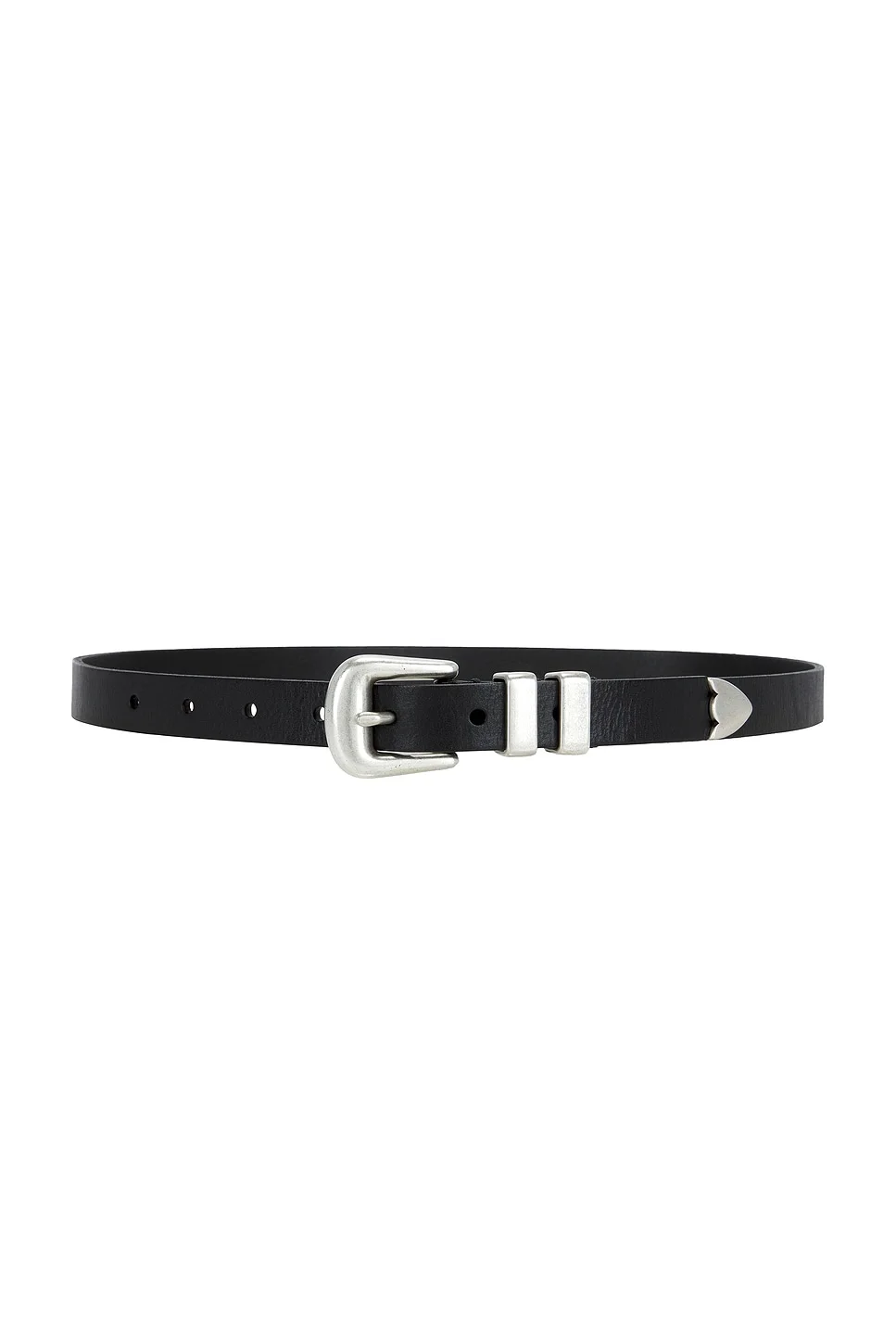 Distressed Leather 4p Belt - 1