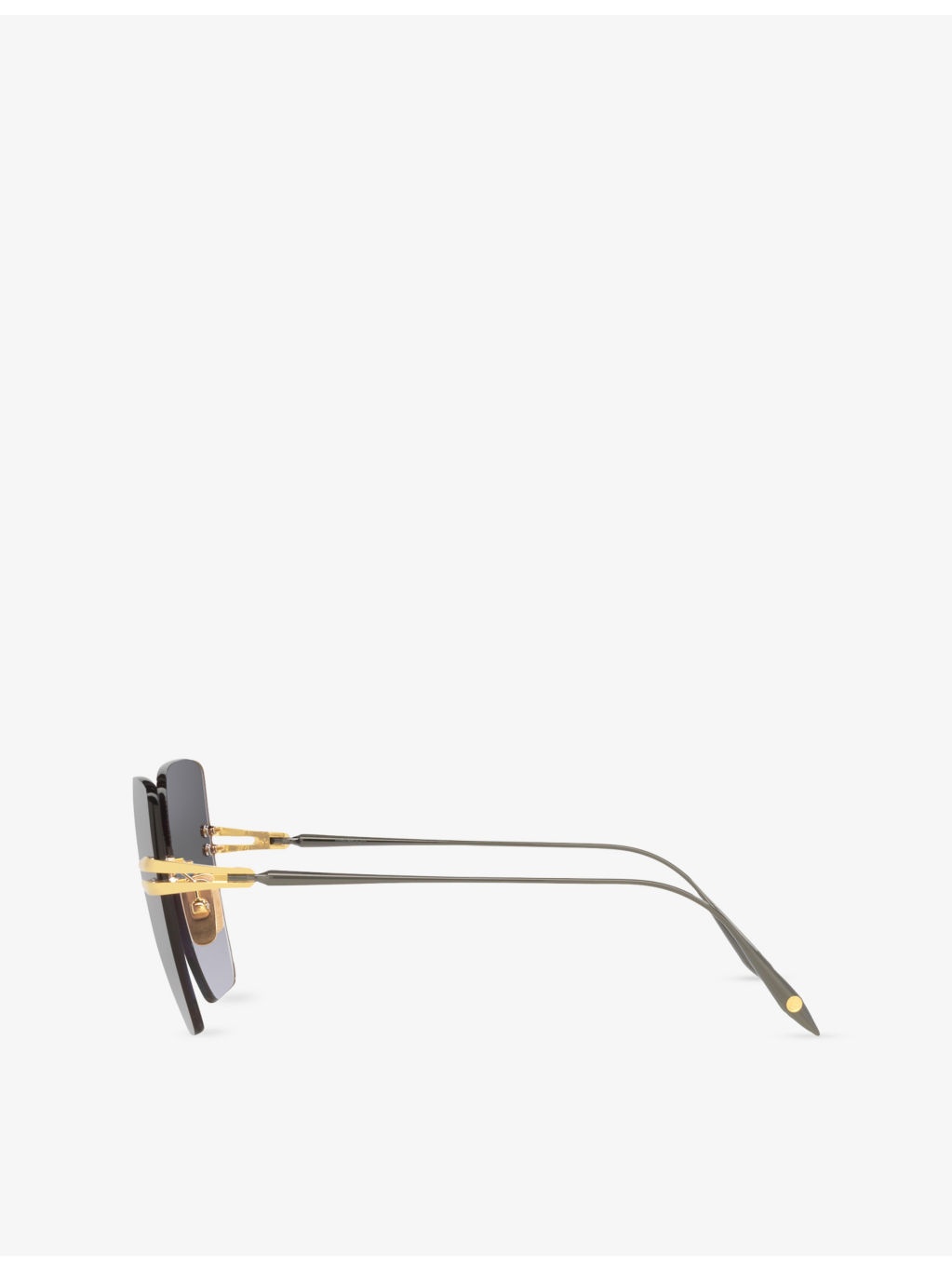 D4000465 Irregular-Frame Metal Sunglasses - 3