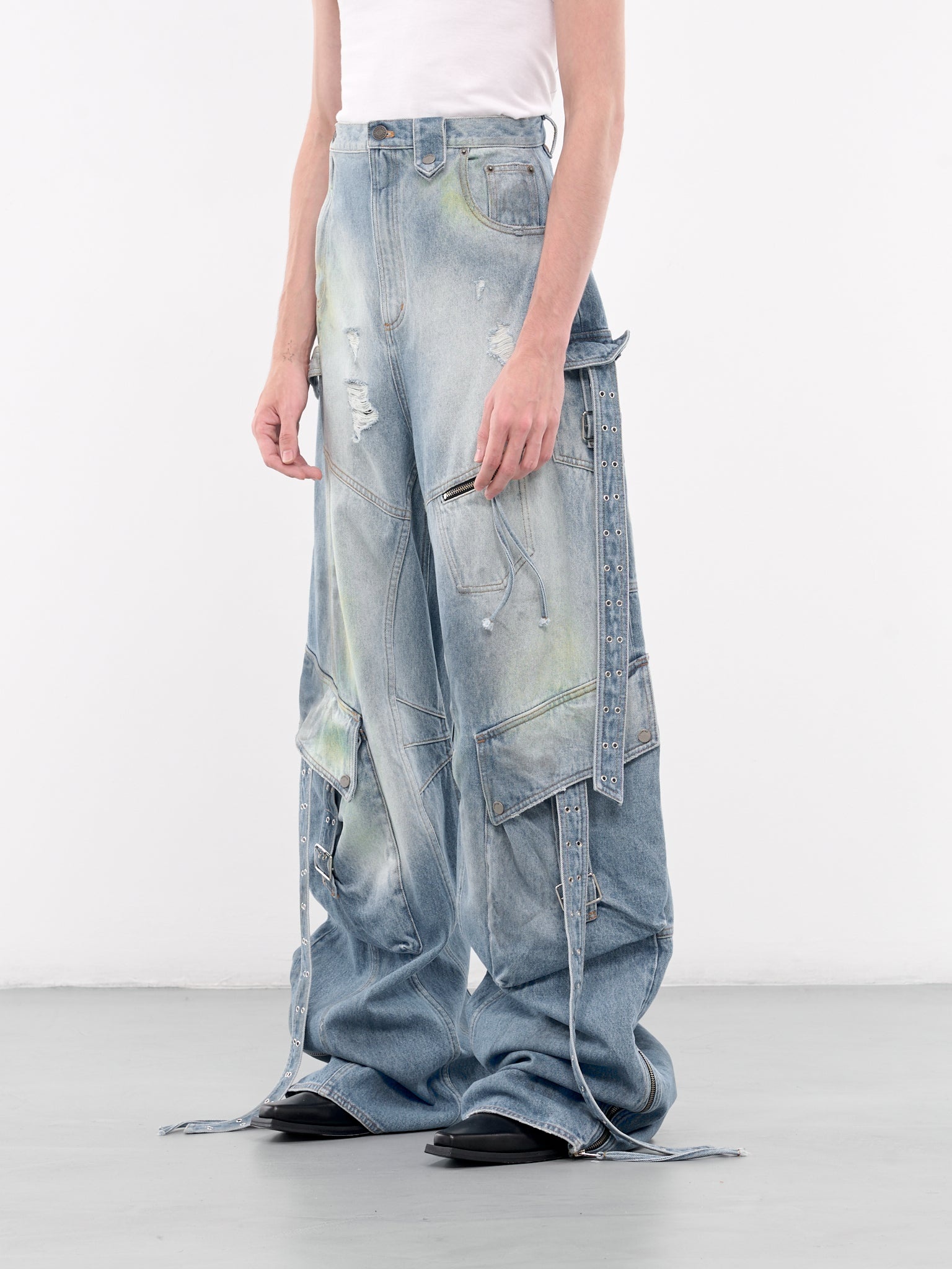 Cargo Elevated Denim Pants - 2